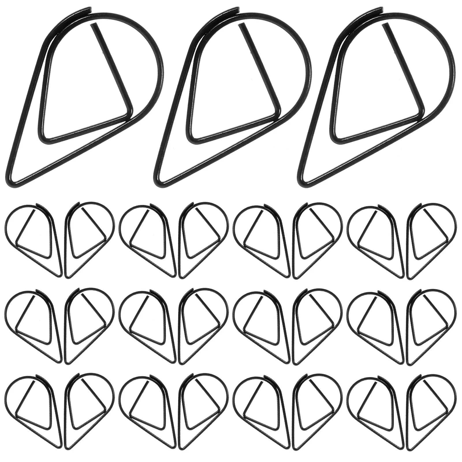 

100 Pcs Paper Clip Document Fixing Clips Office for Marking Funny Small Clamp Paperclip Folders
