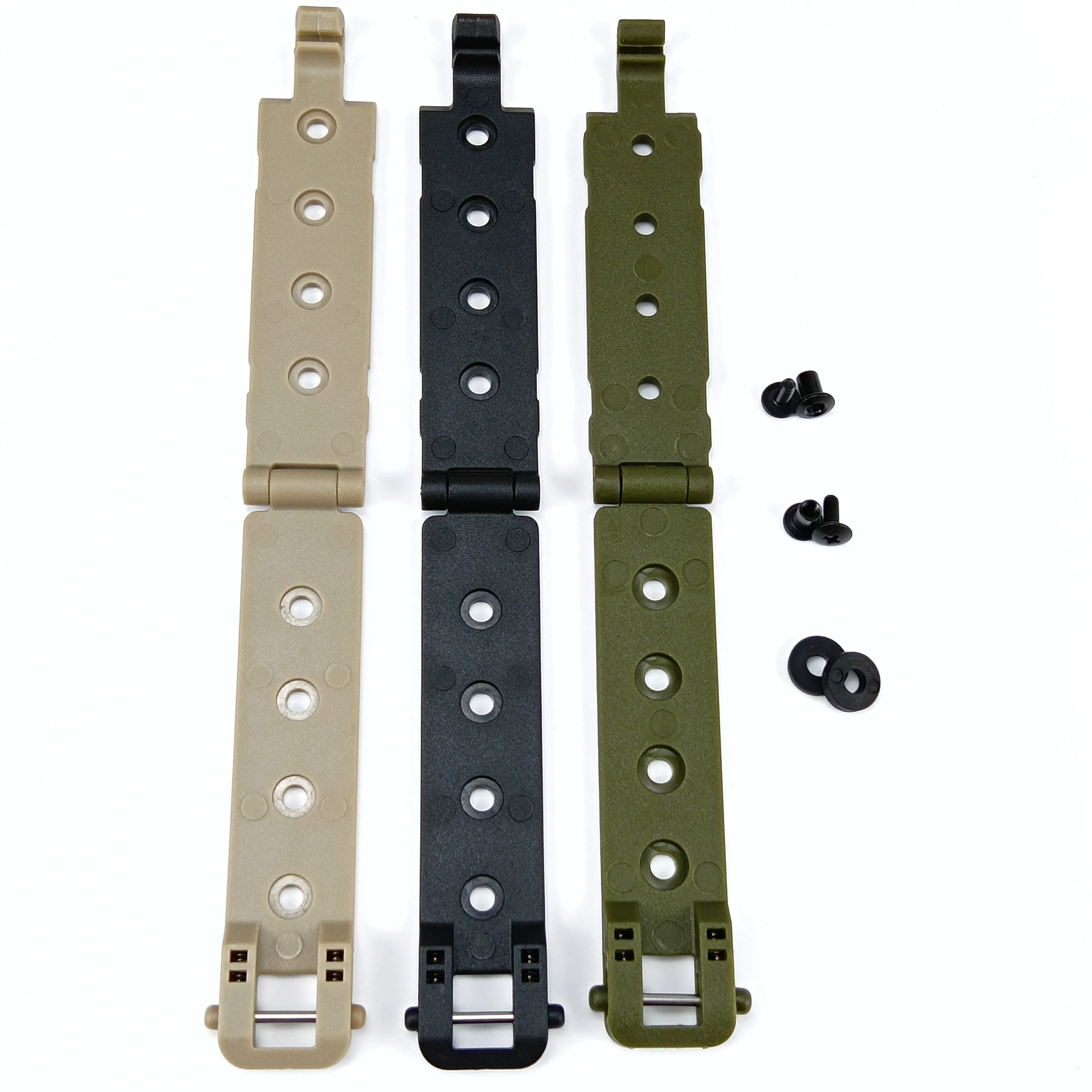 1Piece MOLLE-LOK System Scabbard Back Clip K Sheath Waist Clip KYDEX Scabbard Carrying Clip K Sheath MOLLE Buckle with Screws