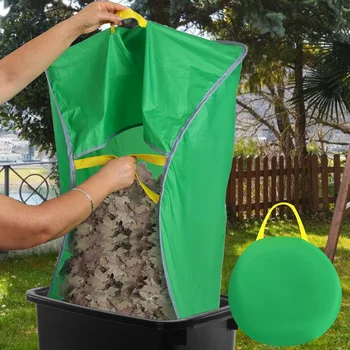 Pop-up Leaf Bag Weeds Collection Container Garden Leaves Flowers Waste Storage Bag Large Capacity Fallen Leaves Garbage Bags New 2