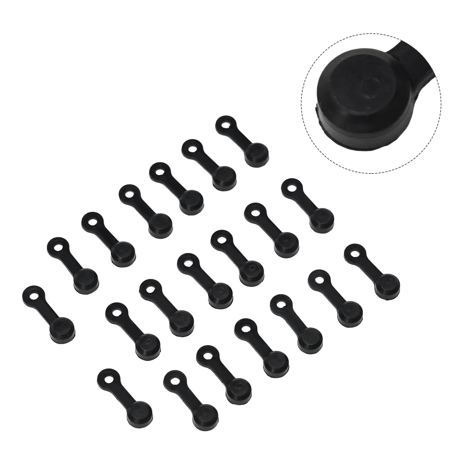

20pcs Bicycle Hydraulic Brake Bleed Nipple Cover Case Rubber Cap For Bleeder-Screw Durable Material Suitable For-Shimano