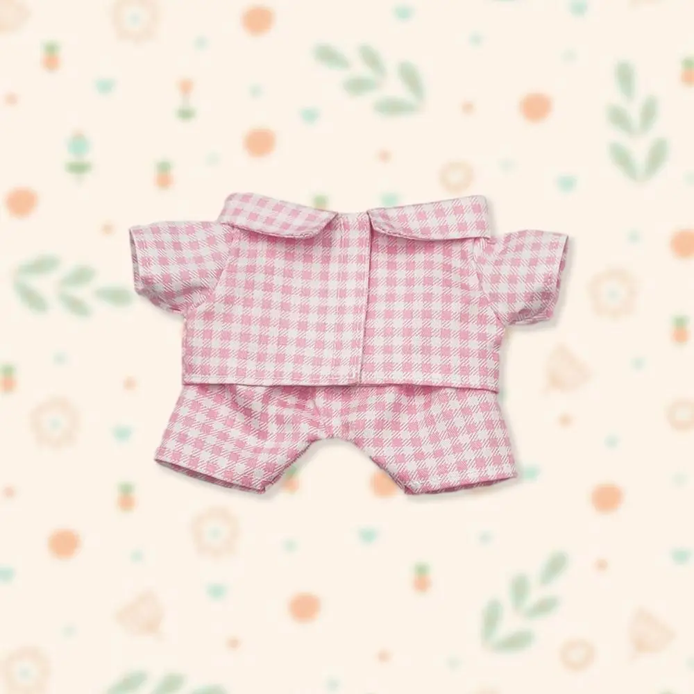 20cm Puppe Kleidung Mode gestreiften Pyjama Set Baumwolle Tops Hemd Hosen für Idol Puppen Zubehör Kinder verkleiden Plüschtiere Kleidung – Detail 14