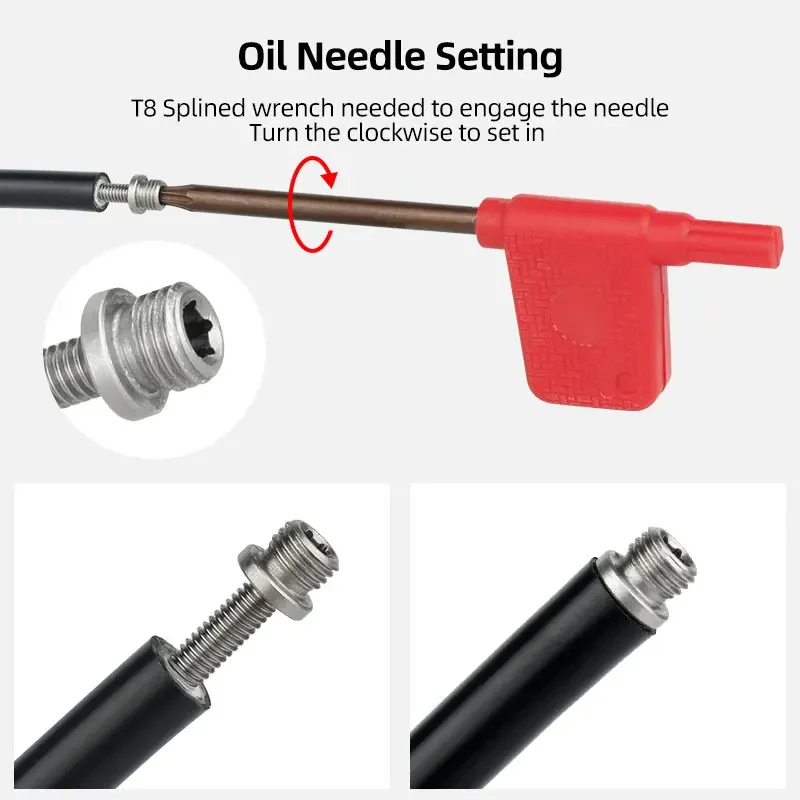 Olive Ring Oil Needle Kit for SRAM Series AVID Stealth-A-Majig Bicycle Hydraulic Disc Brake Hose Inserts Parts 10