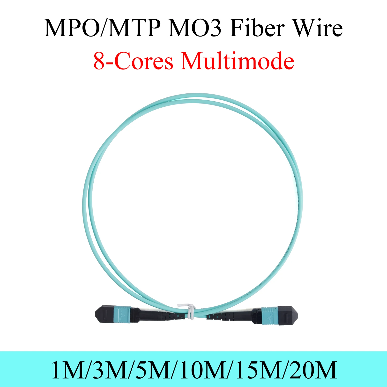 100G MPO MO3 Fiber Patch Wire Multimode 8Cores APC UPC Female to Female Type A/B/C Sequence 1/3/5/10/15/20M Optical Cable the sequence