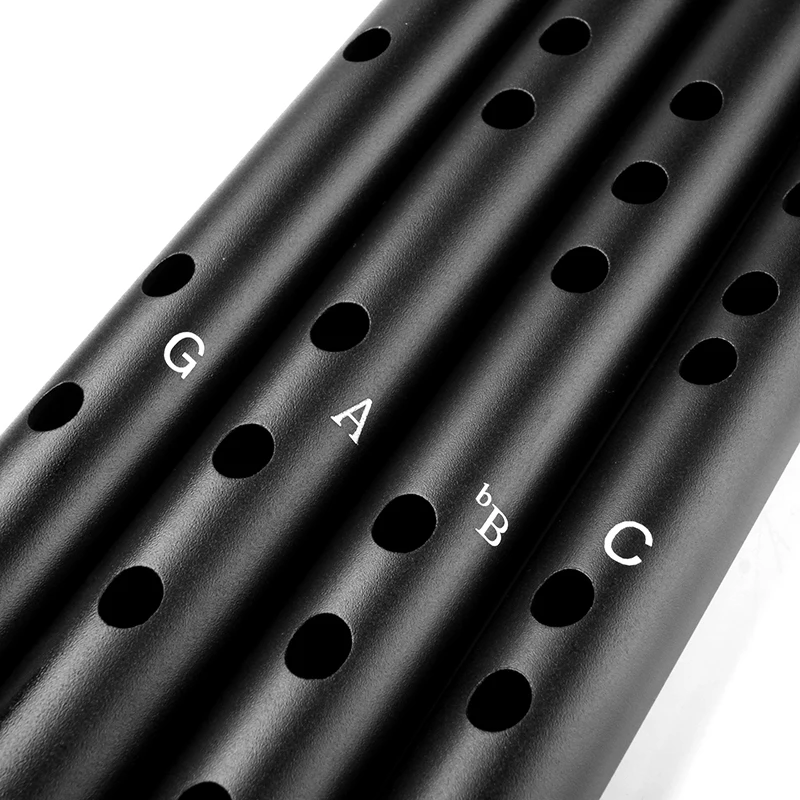 XIAO Vertical Flute for Beginner Aluminum Alloy Metal Mouth Piece Musical Instrument Professional Flute for Beginner