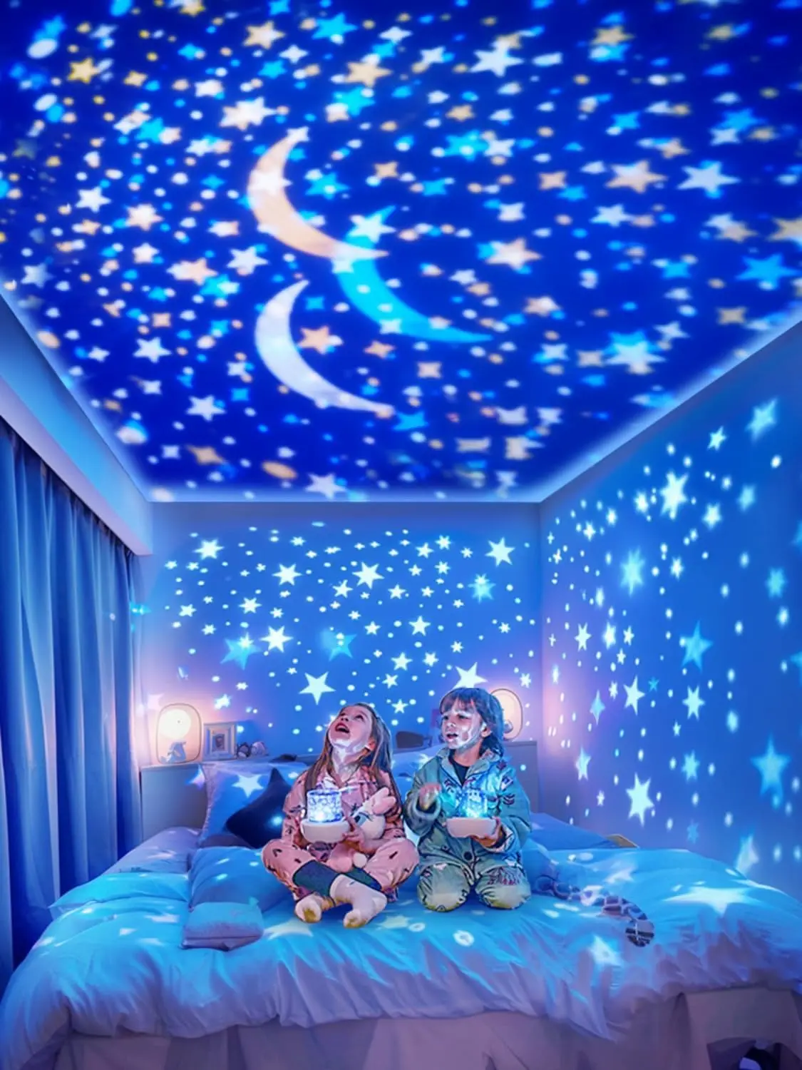Star Night Light Projector - Starlight With Remote Control, Timer & Bluetooth Speaker, Aurora Borealis Galaxy Light For Bedroom, Kids - View #12