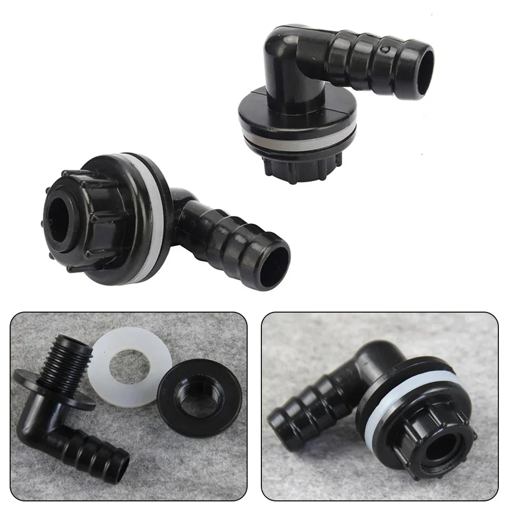 3/8" To 14mm Elbow Connector Hose Nozzle For Water Tank Fish Tank Hose Joints Aquatic Pet Irrigation Water Pipe Drain Connectors