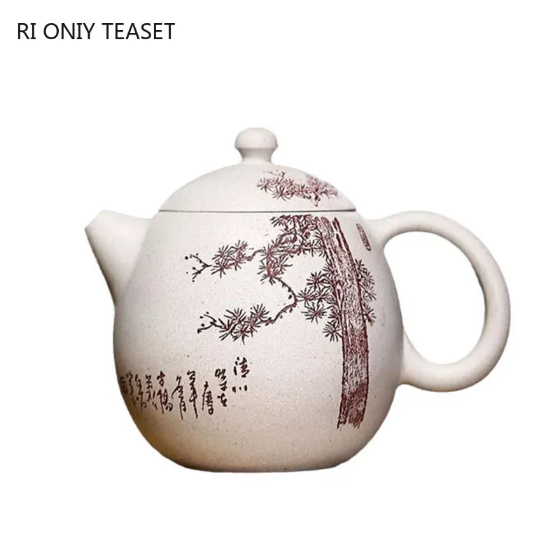 220ml High end Yixing Purple Clay Teapots Master Handmade Dragon Egg