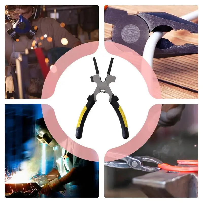 MIG Welding Pliers 7-inch Arc Welding Equipment Axe-shaped Wire Solder Pliers Argon Arc Non-Slip Handle Clamp For All Welders 2