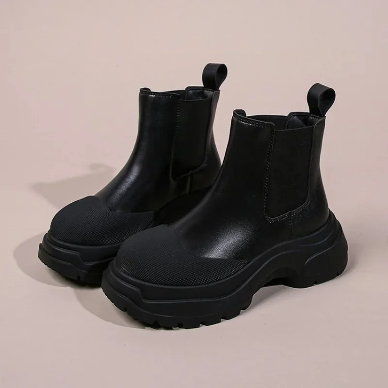

Boots Platform Chunky Women Shoes 2022 New Winter Casual Sports Shoes Snow Ankle Boots Punk Goth Fad Mujer