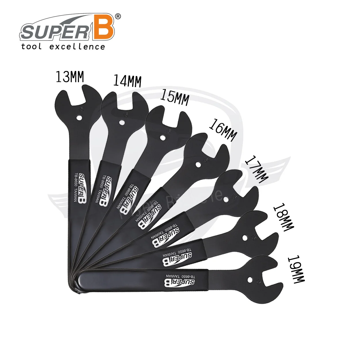 SUPER B 15mm ハブコーンスパナ 8650 SUPER B 15mm ハブコーンスパナ 8650 SUPER B 15mm ハブコーン