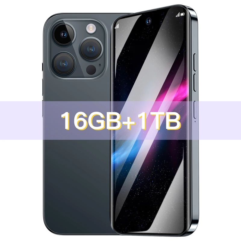 Global Version 2023 New I14 Pro Max 6.8 Inch Smartphones 16gb+1tb 8000mah  4g/5g Network Unlock Cell Phone Dual Sim Android Phone - Telephones -  AliExpress