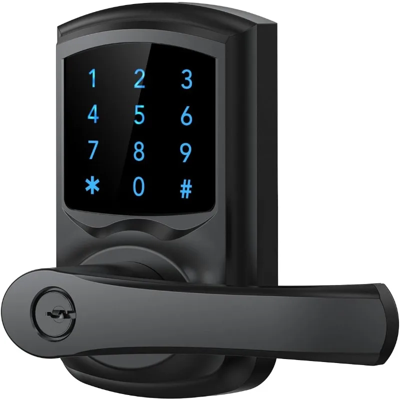 Keyless Entry Touchscreen Door Lock with Handle