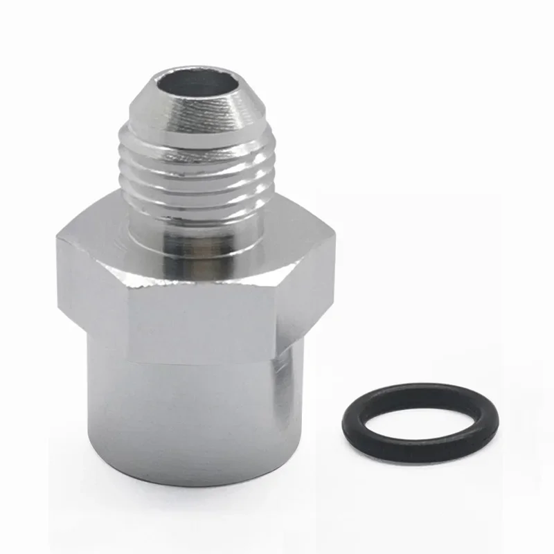 2 Adaptadores Rectos AN10 A M18x1.5 – Aluminio Anodizado Negro, Universales, Mvated