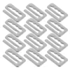 12 Pcs Hair Clip Barber Cape Strap Hook Metal Buckles Adjusters Adjustable Accessories 1