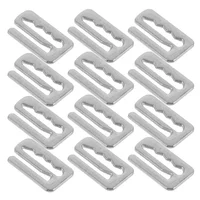 12 Pcs Hair Clip Barber Cape Strap Hook Metal Buckles Adjusters Adjustable Accessories 1