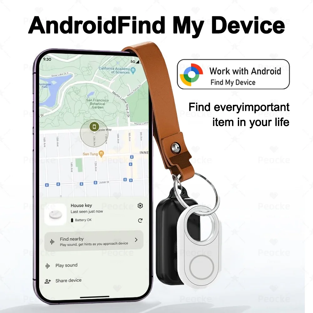 안드로이드 분실 방지 스마트 위치 태그 GPS 트래커 블루투스 로케이터는 Google Find Hub와 호환됩니다. 애완동물, 어린이, 가방, 지갑, 물건 찾기