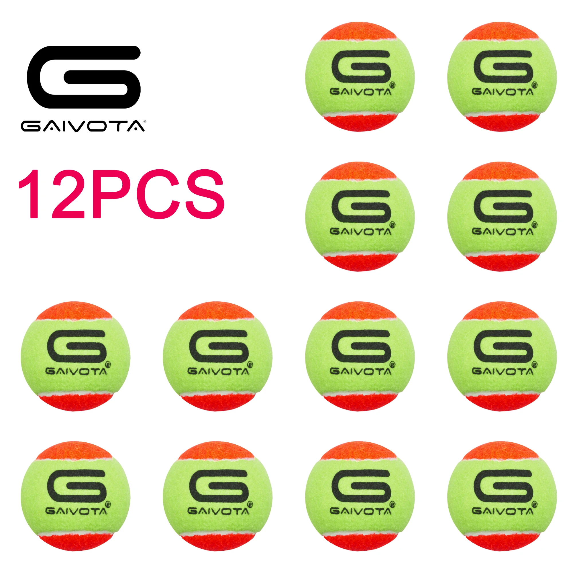 GAIVOTA Professional Beach Tennis Standard Pressure Slow Training Ball Outdoor Training Tennis Accessories