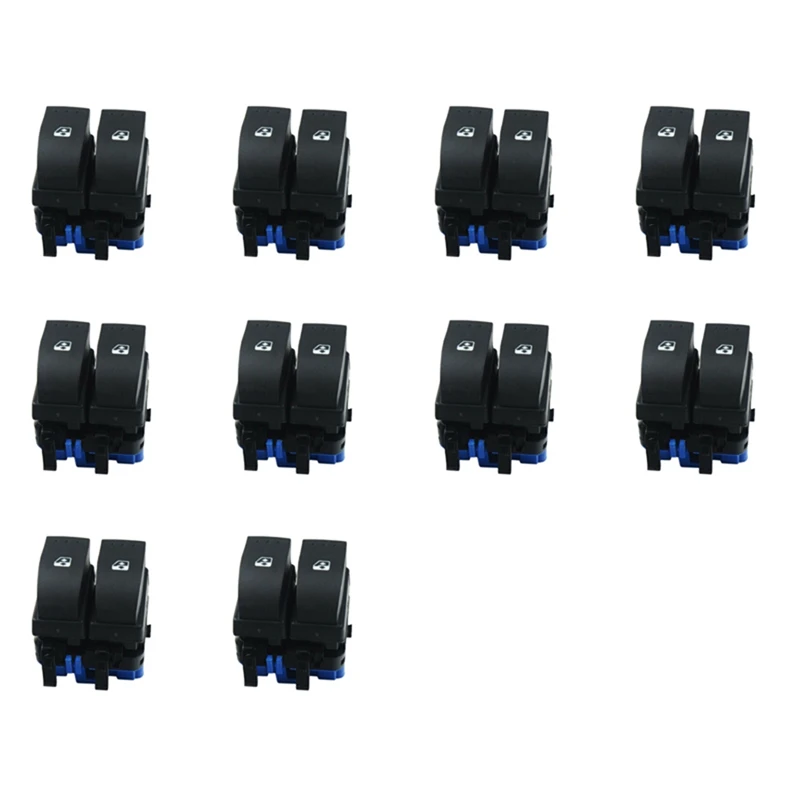 

10X For FRONT ELECTRIC WINDOWS SWITCH For Vauxhall VIVARO / MOVANO RENAULT Megane TRAFIC II MASTER Scenic II 8200108269
