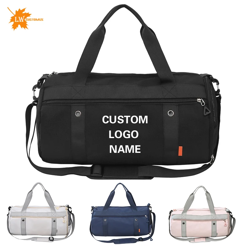 Personalized travel bag hand-held luggage bag couple luggage fitness printed name