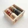 MOHAMM-Gold Foil Christmas Washi Masking Tape Set, DIY Arts Craft, Scrapbooking Projects, Gift Wrapping, 8 Rolls 5