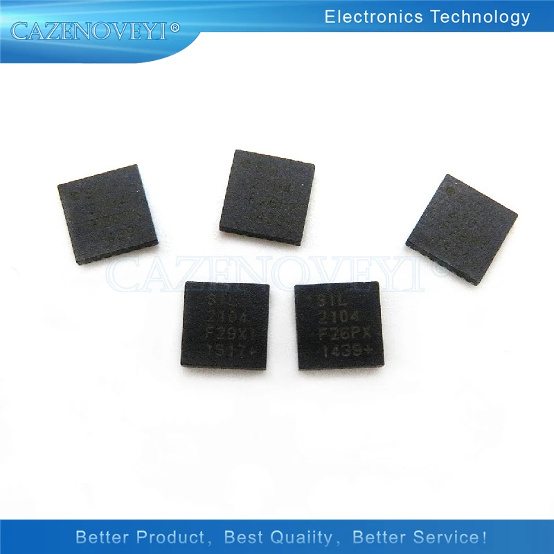 

5pcs/lot CP2104-F03-GMR SIL2104 CP2104-GMR CP2104 QFN-24 IC USB to serial New Original In Stock