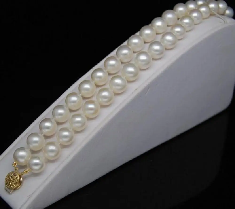 

BREATH TAKING SOUTH SEA 10-11 MM AAA+ WHITE PEARL BRACELETS 14K LONG 7.5 IN