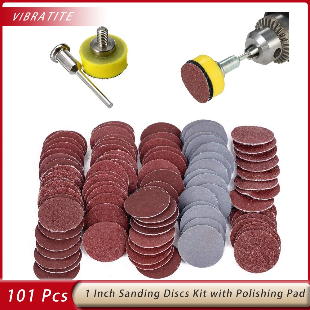 25mm1InchSandingDiscSandingDiscAbrasivePaper1InchAbrasive