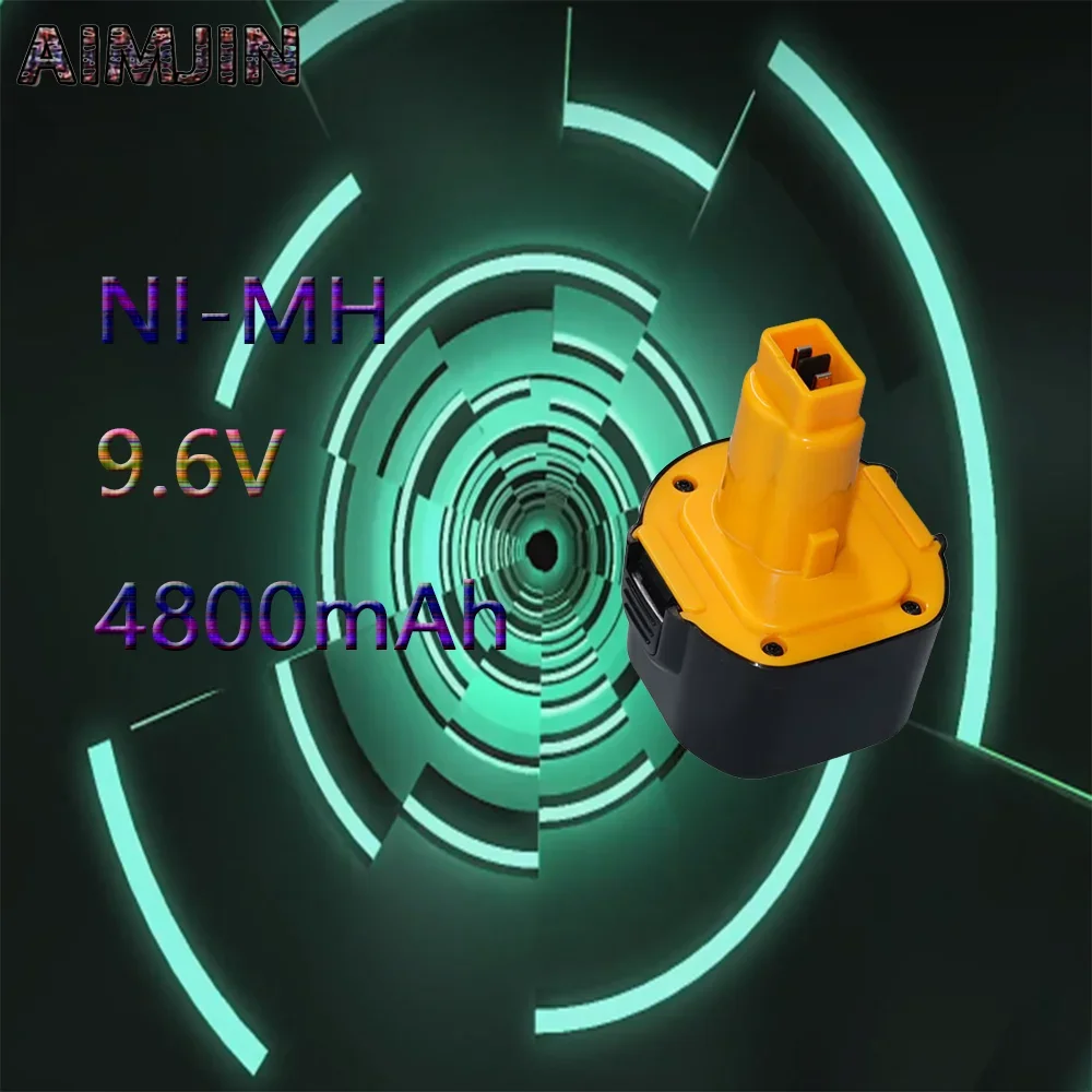 

Ni-MH Replacement Battery Compatible for Dewalt with DE9061, DE9062, DW9061, DW9062, DE9036, DW911, DW921, DW9614, DW050, 9.6V,