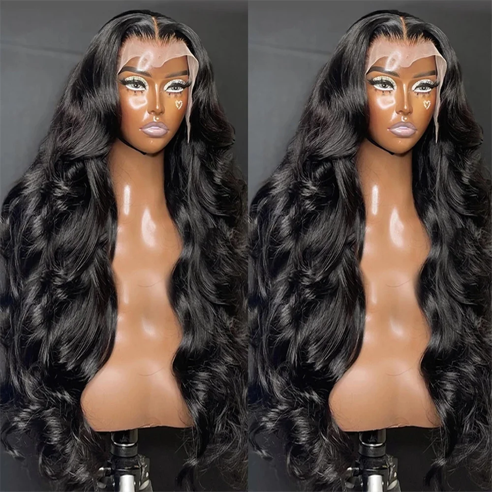 

HD Transparent 13x4 Body Wave Lace Front Wig 34 Inch Lace Closure Wig Brazilian Human Hair 13x6 Lace Frontal Wigs For Women