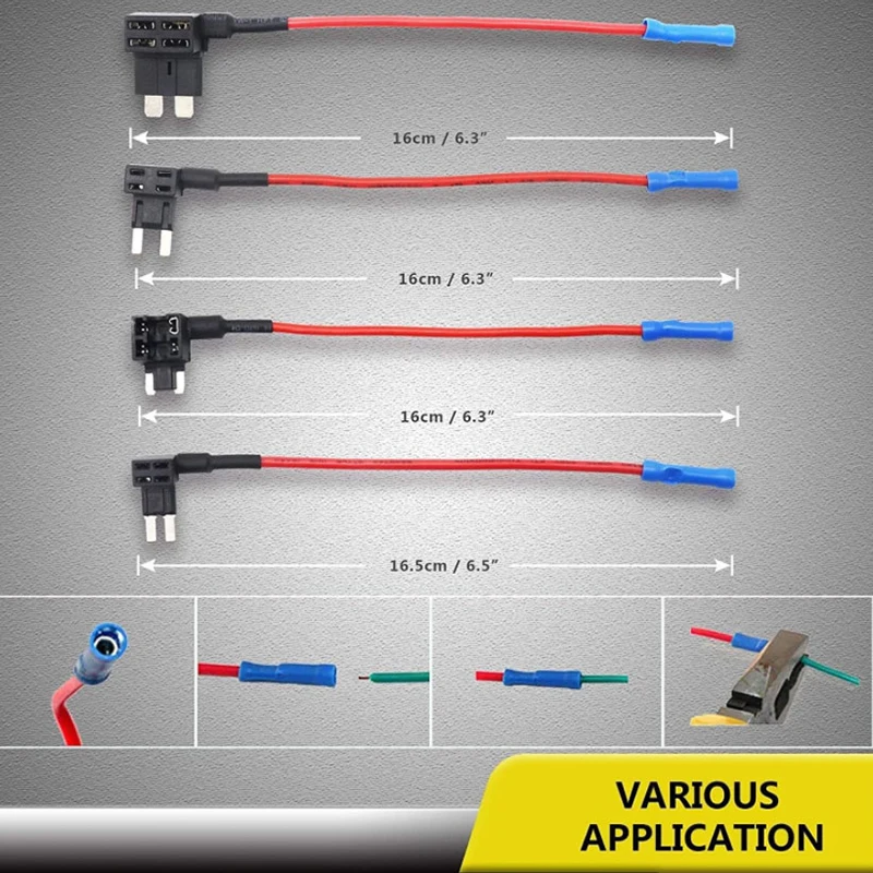 Add-a-Circuit Adapter APM Mini Micro 12V Car Fuse Box Holder Auto Motri Insurance ATM Adapter