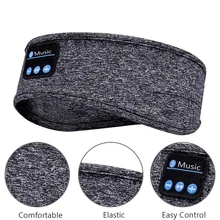 

New Bluetooth-Compatible Sleeping Headphones Sports Headband Thin Soft Elastic Comfortable Wireless Music Earphones Eye Mask