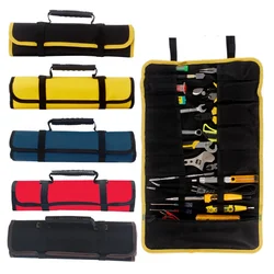 Portable Oxford Cloth Wrench Bag Folding Tool Roll-up Bag Storage Pocket Multifunction Tools Pouch Case Organizer Holder New