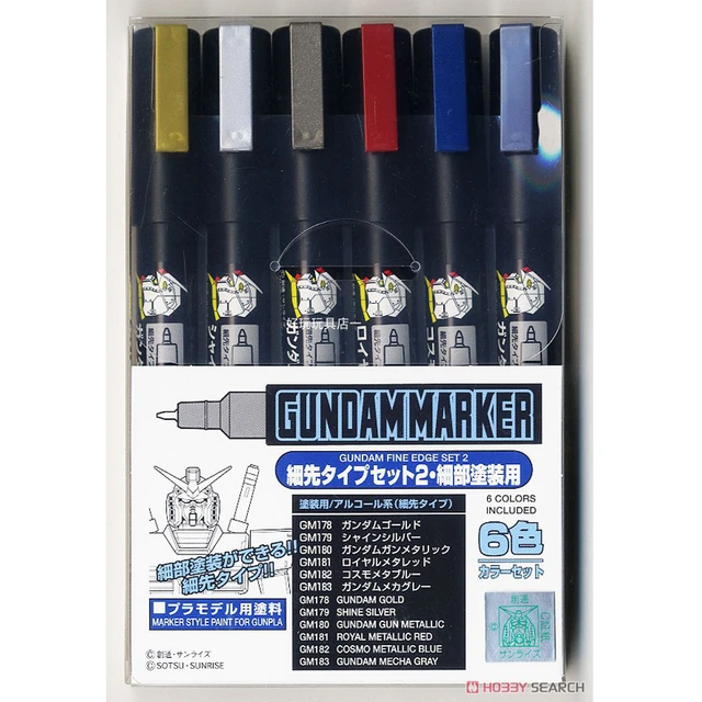 Gundam Marker Pen Set, Gundam Marker Creos, Model Gundam Marker