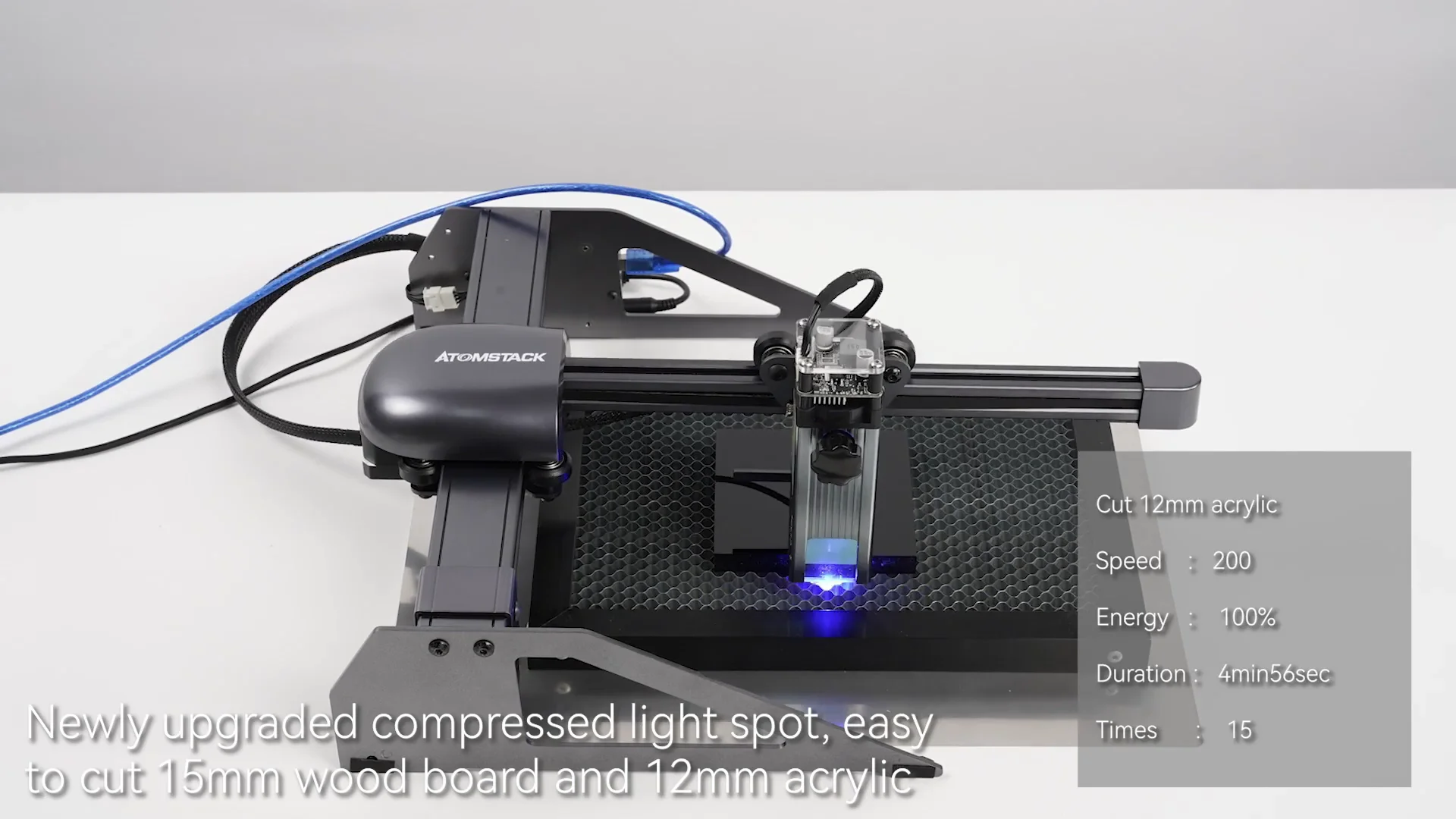 

ATOMSTACK P7 M40 40W Laser Engraver For Wood Metal Cutter Printer Diy Logo Marking Portable Engraving Machine
