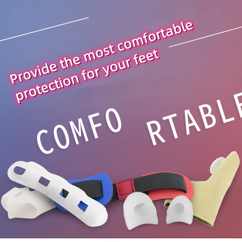 9 Pcs=2.5 Pair Toe Separator Hallux Valgus Bunion Corrector Orthotics Feet Bone Thumb Adjuster Correction Pedicure Sock Straight
