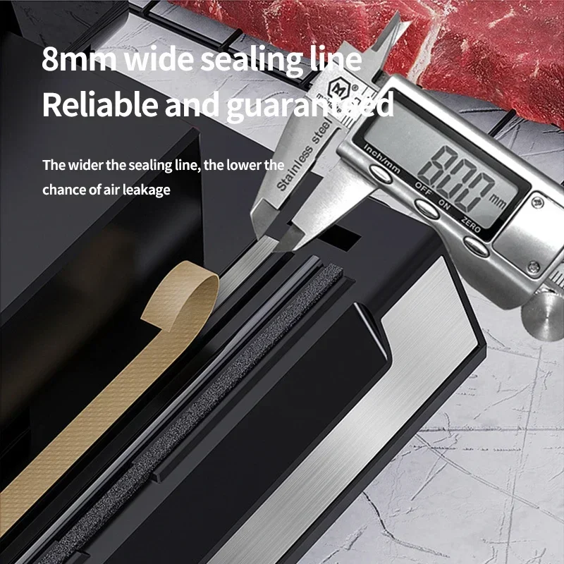 MAGIC SEAL MS180 Vacuum Sealer Professional Wet Vacuum Sealer Machine For Food Bag Sealer Packaging Machine Household 110V/220V 4