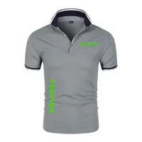 Polo classique à manches courtes pour hommes, haut d'été, T-shirt décontracté, col boutonné, super grand M-4XL Polo décontracté 5
