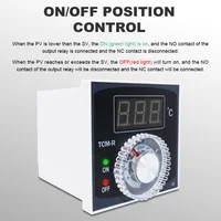 72*72 มม.AC220V เทอร์โมดิจิตอล K PT100 อินพุตเดี่ยวเอาต์พุตรีเลย์ TCM-D TCM-K TCM-R อุณหภูมิ 400 ℃ 999 ℃ สําหรับเตาอบ 5