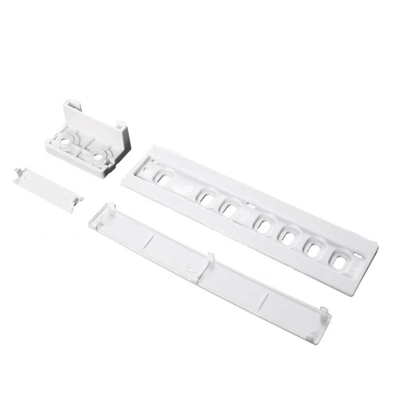 Integrated fridge door plastic mounting bracket fixing slide kit for freezer refrigerator door shelf rail for refrigerator