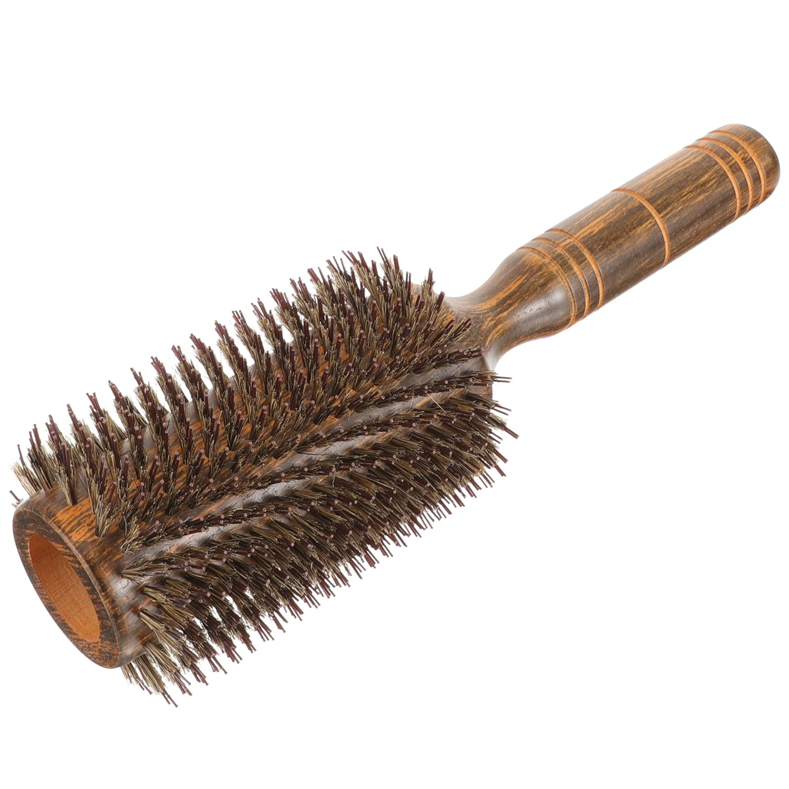 

Pig Bristle Curling Comb Blow Dryer Brush Styling for Curly Brushes Round Blow Drying