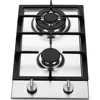 GC2-37P (LPG/Propane Gas) high efficiency 2 burner gas cooktop, ETL Safety Certified 1