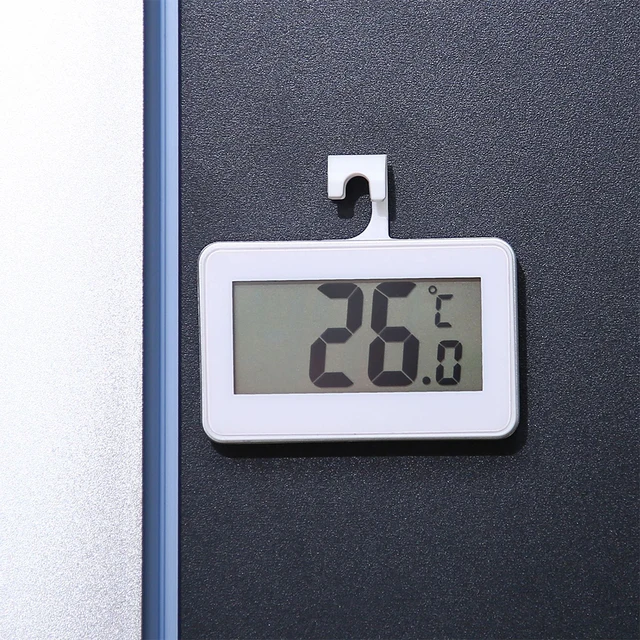 Elektronikus Hűtőszekrény -Hőmérő Digitális Fagyasztó Szoba Hőmérő Vízálló -Monitor Riasztási Funkcióval - Image 4