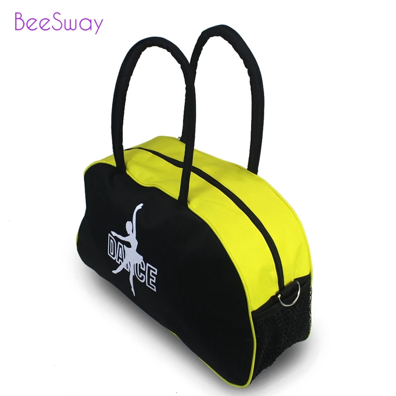 purple Ballet Dance Bag Handbag Black Hanhandbags For Girls Women Dancer Embroidered Clutch Good Water-Proof Fabric Bags