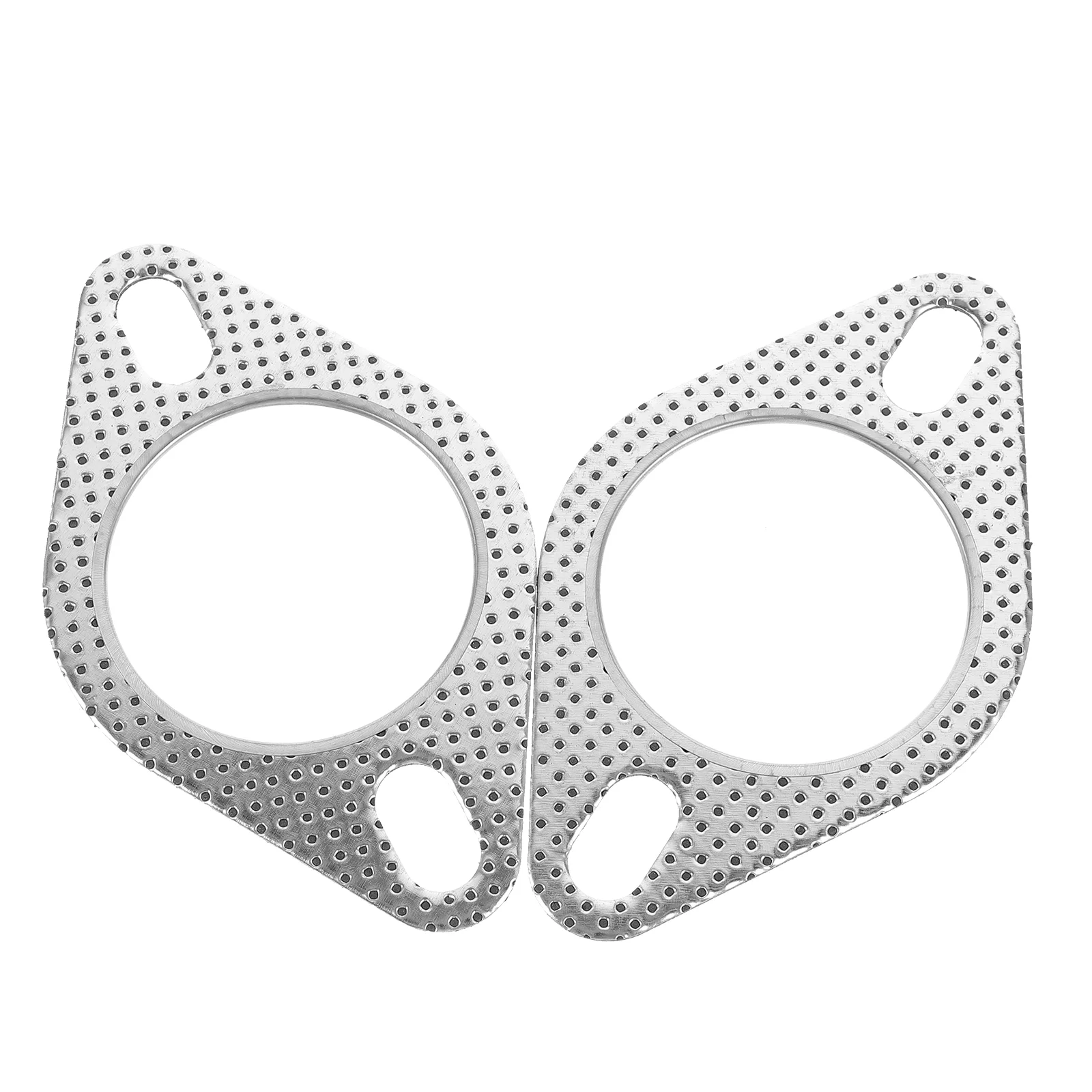 2 Pcs Muffler Gasket Exhaust Flange for Manifold Car Accessories Washers Metal Replacement Pipe