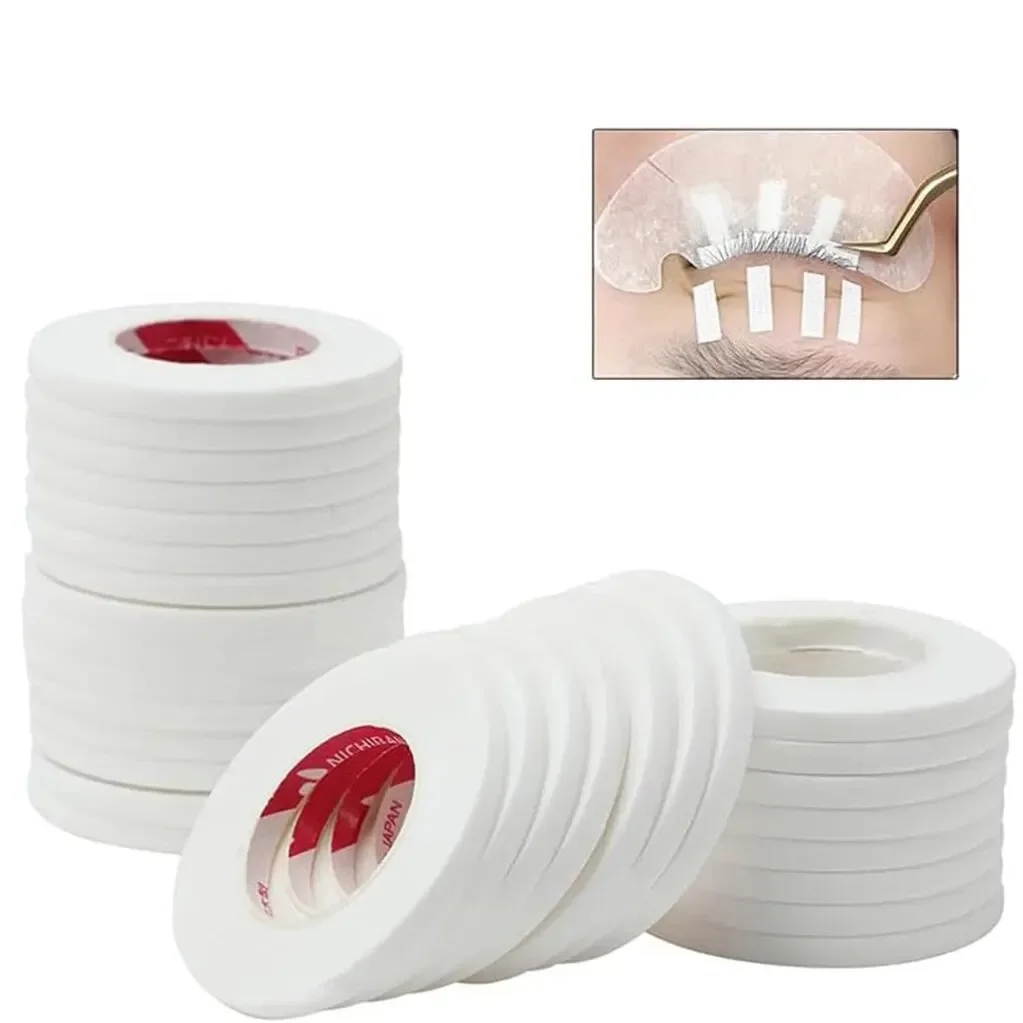 Eyelash Extension Tape 4mm Width Makeup Breathable Anti-allergy Easy to Tear Micropore Professional Lashes