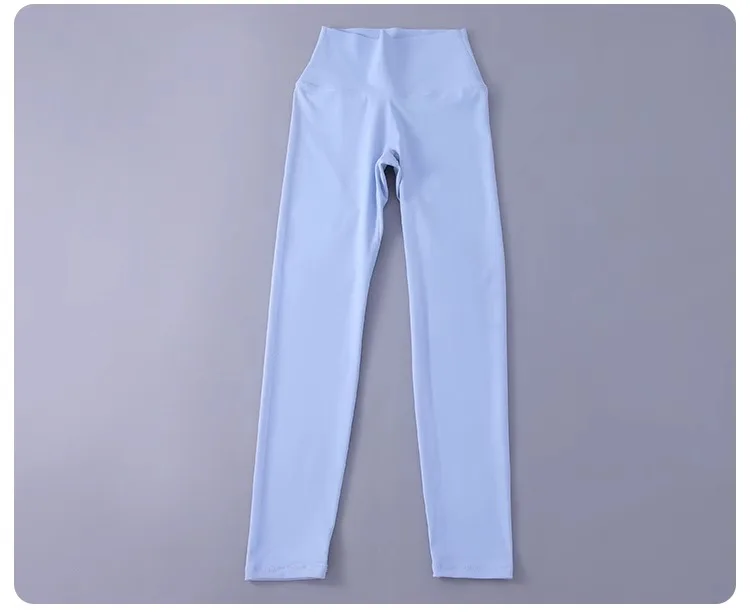 Nackte, eng anliegende Fitnesshose, Damen-Stretch-Sporthose, Leggings, Laufen, Übergröße, Frühlings- und Sommer-Yogahose – Detail 39