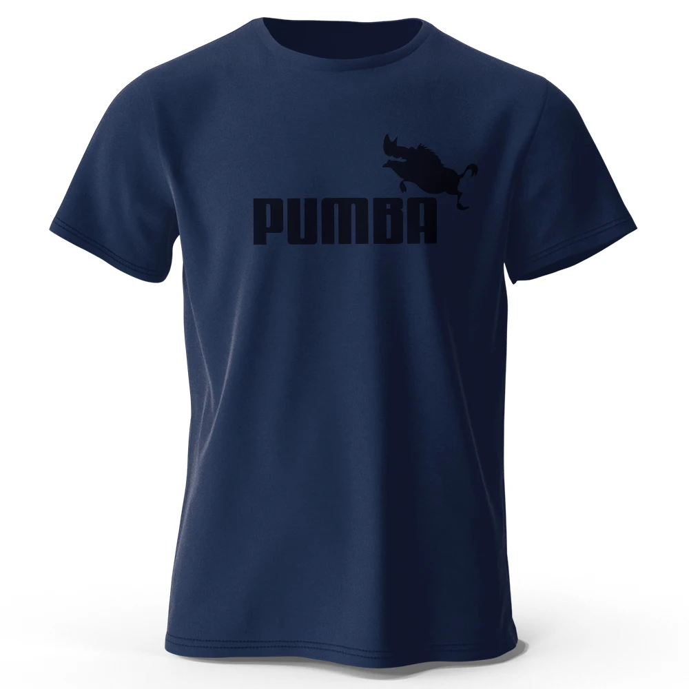 Pumba-Themed Men's Oversized Graphic T-Shirt - 100% Cotton Summer Tee
