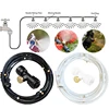 6/9/12/15/18m Outdoor Cooling Patio Misting System Fan Cooler Water Mist Gardenhouse Spray Hot fog misting system 1