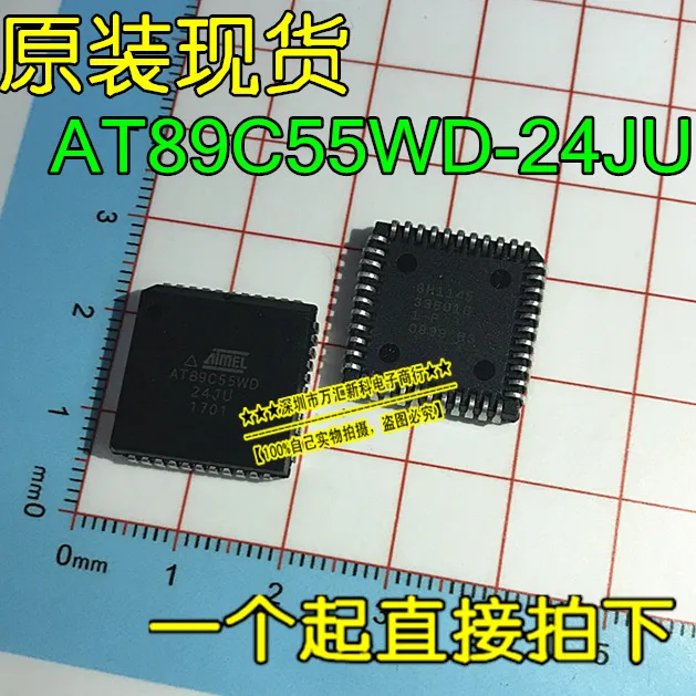 

10 шт. оригинальная новая фотосессия 89C55WD-24JI/JC PLCC44