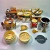 Dollhouse Mini Kitchen Furniture Toys Full Set Models for Doll House Kitchen Furniture Decorative Accessories 6